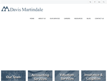 Tablet Screenshot of davismartindale.com